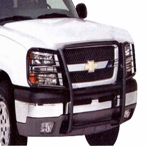 Trailfx TrailFX 81321; Grille Guard; Powder Coated Gloss Black Steel With Brush Guard Without Skid Plate 81321 - main